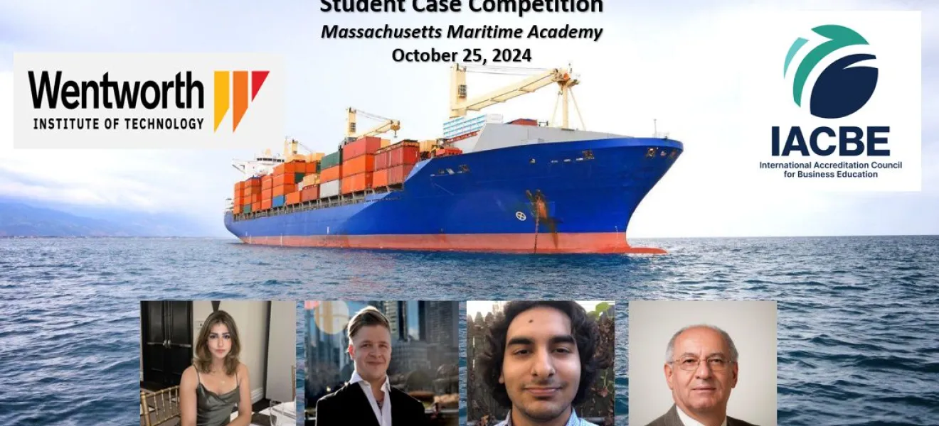 picture of four people in front of a ship on the water