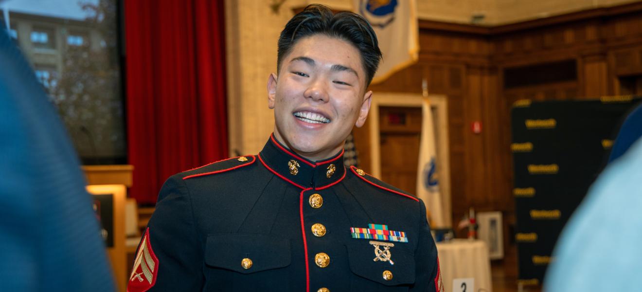 a man in a military uniform