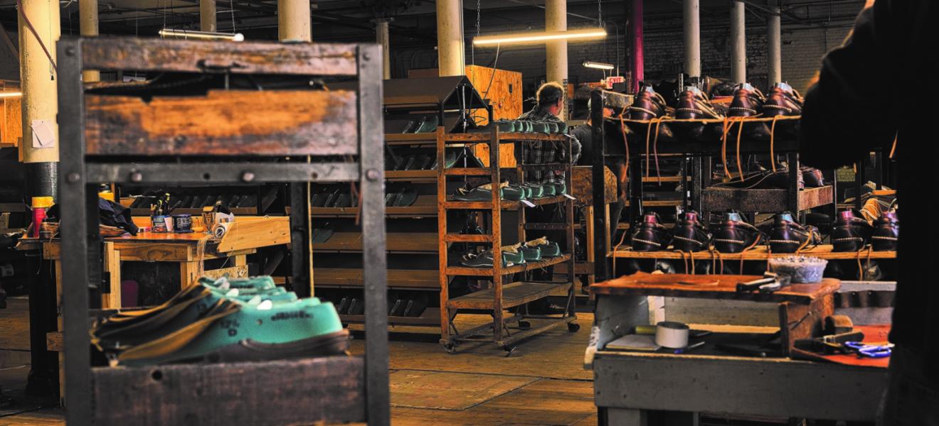 a footwear factory
