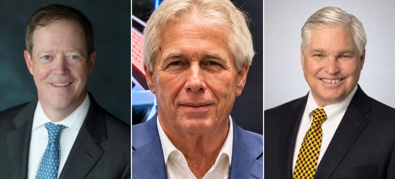 portraits of three different men