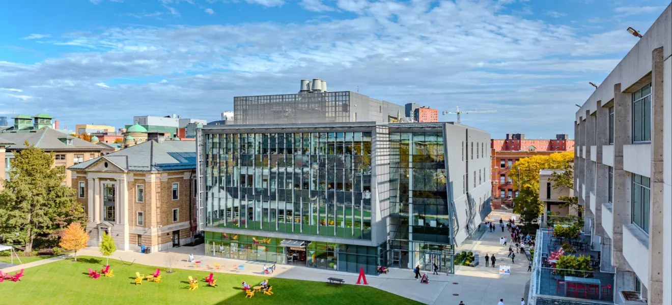 The CEIS building on the Wentworth campus, a modern building with a glass facade