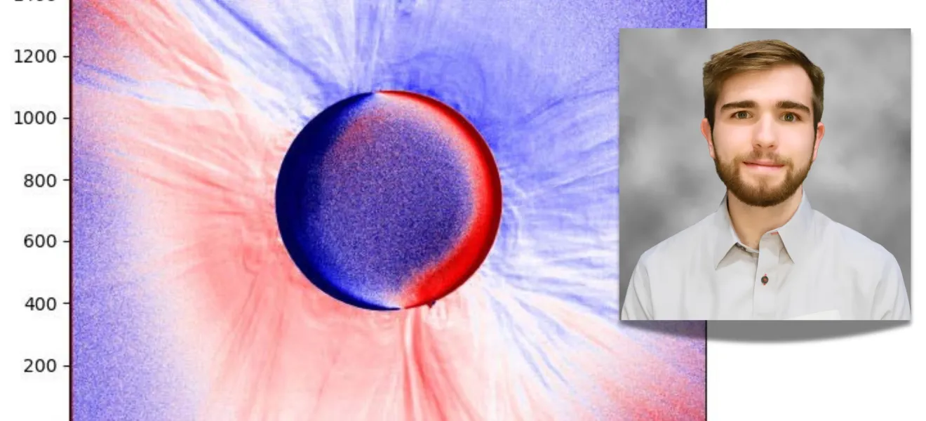 a graphic showing a solar corona