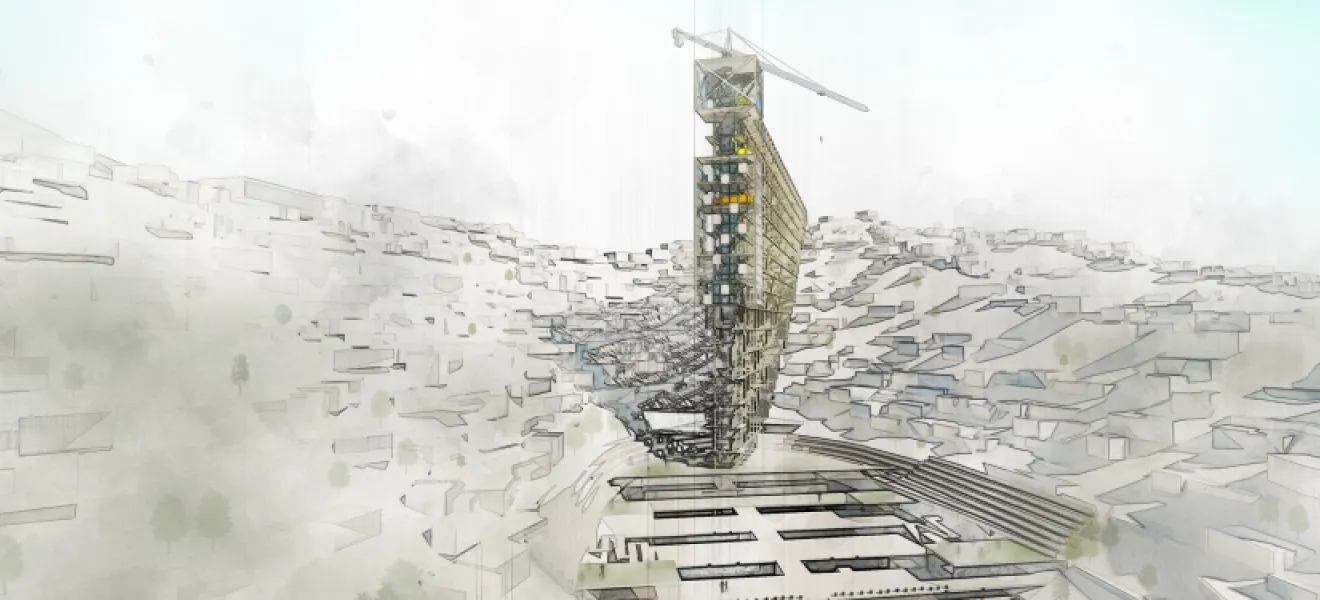 rendering of high-rise building in Venezuela 
