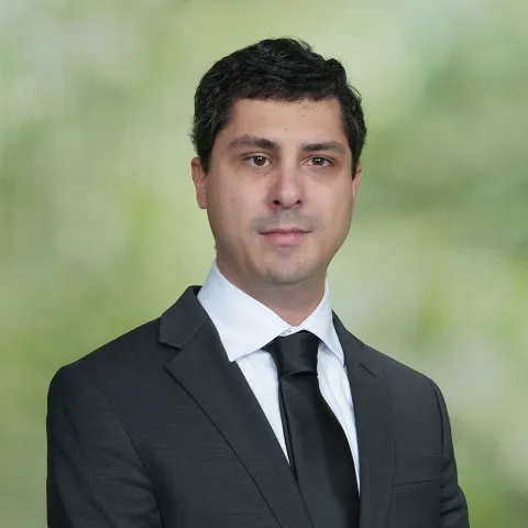 Headshot portrait of a man