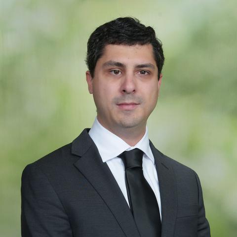 Headshot portrait of a man