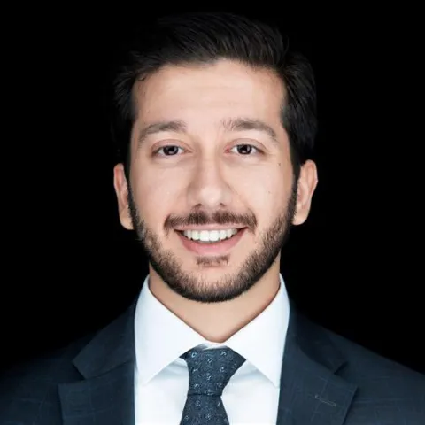 Headshot portrait of a man