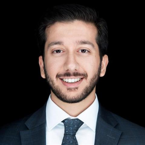 Headshot portrait of a man