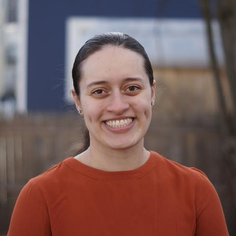 Headshot portrait of a woman
