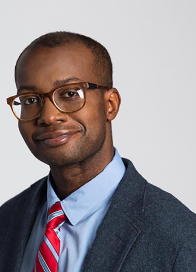 Assistant Professor David Simpson Smiling