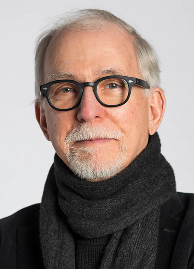 A headshot of a man