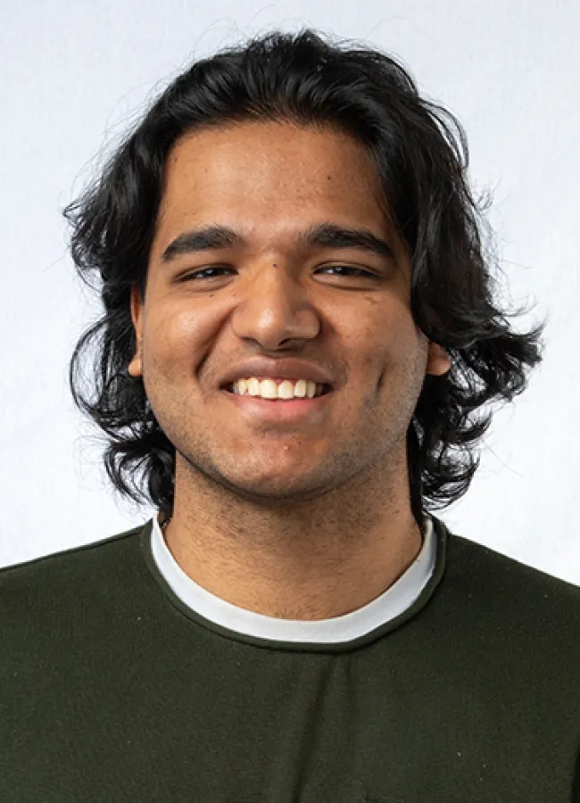 Headshot portrait of a man