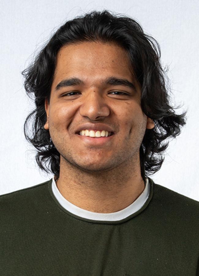 Headshot portrait of a man