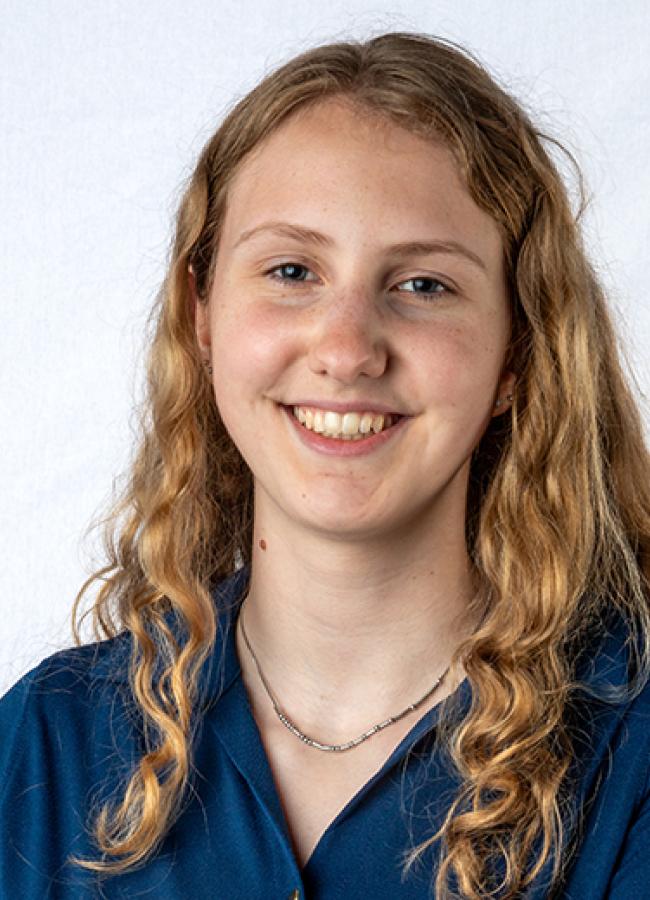 Headshot portrait of a woman