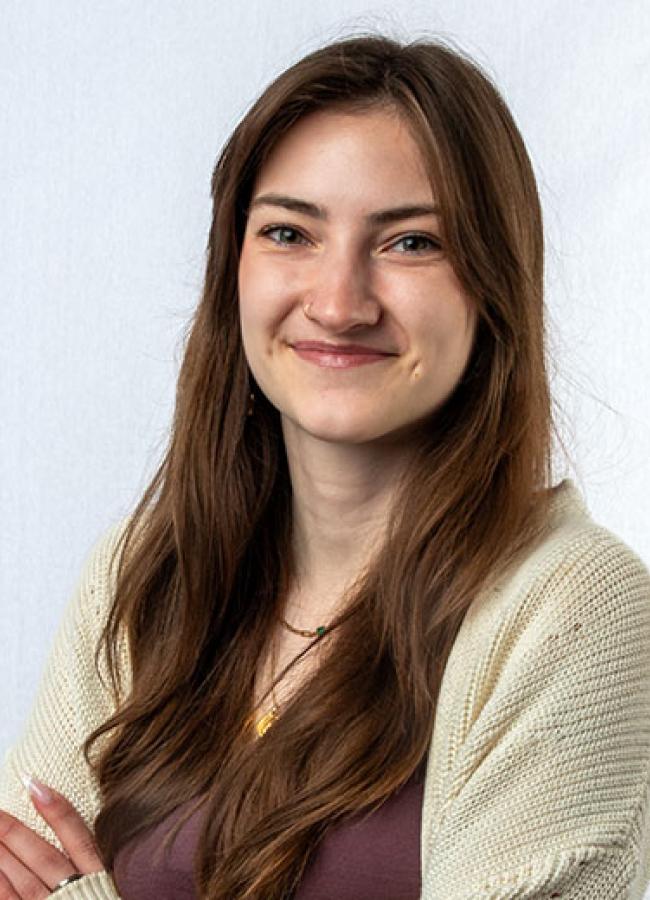 Headshot portrait of a woman