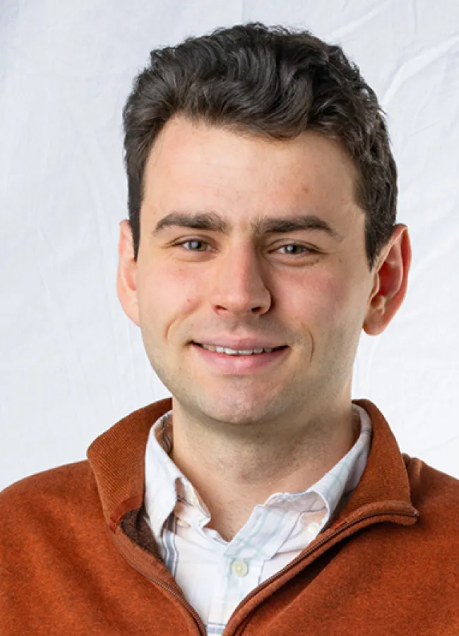 Headshot portrait of a man