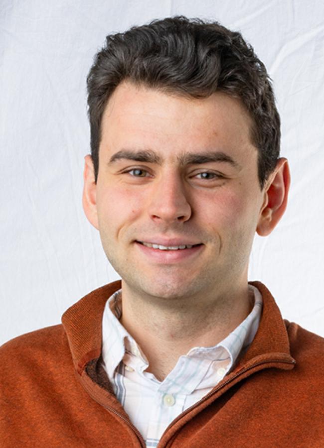 Headshot portrait of a man