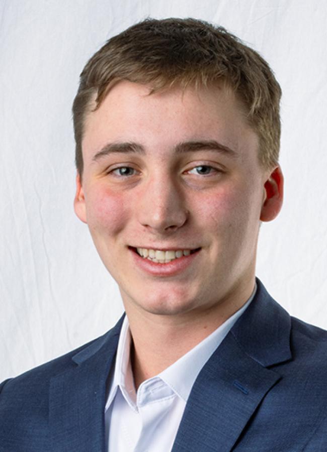 Headshot portrait of a man