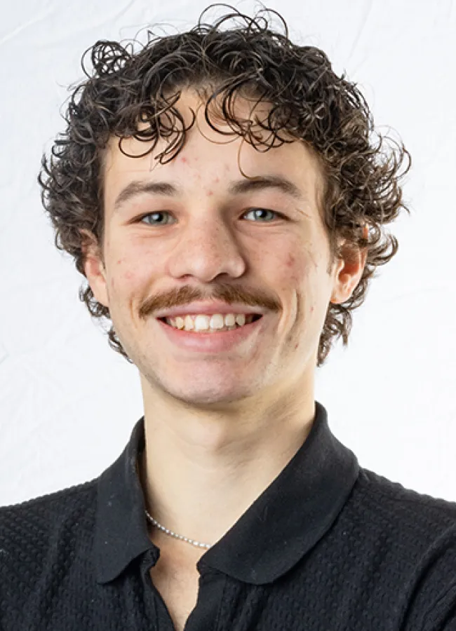 Headshot portrait of a man