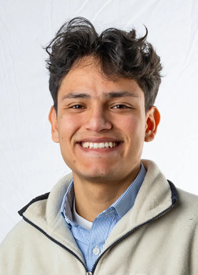 Headshot portrait of a man