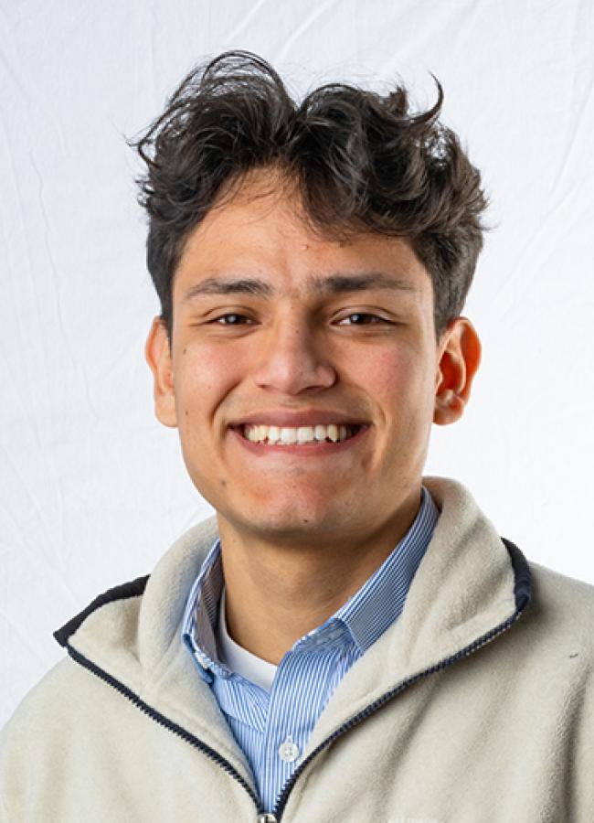 Headshot portrait of a man