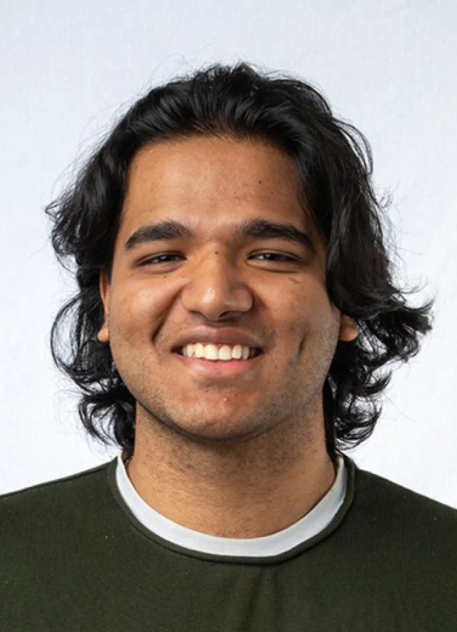 Headshot portrait of a man