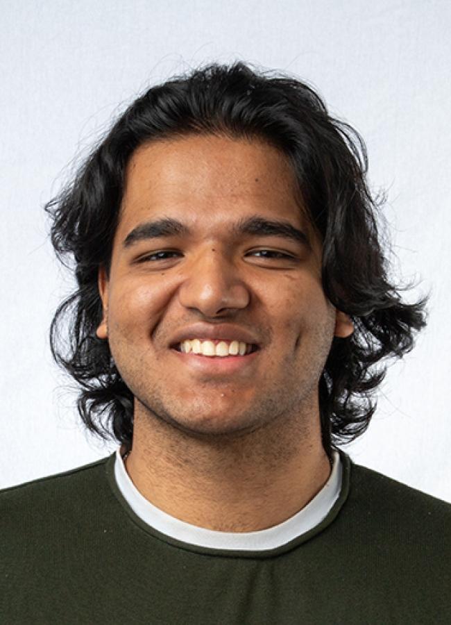 Headshot portrait of a man