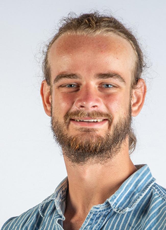 Headshot portrait of a man