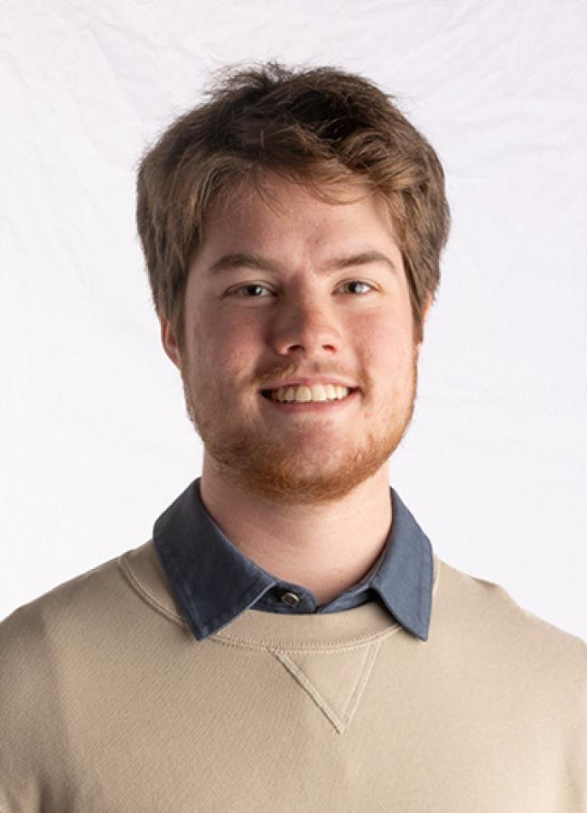Headshot portrait of a man