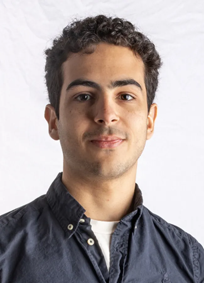 Headshot portrait of a man