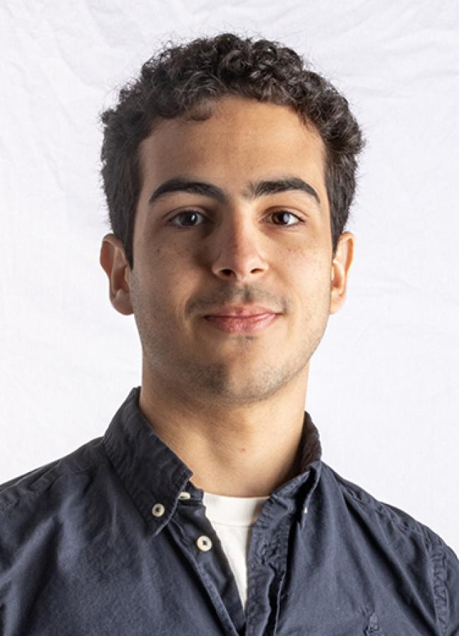 Headshot portrait of a man