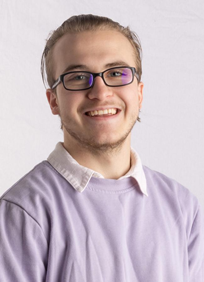 Headshot portrait of a man