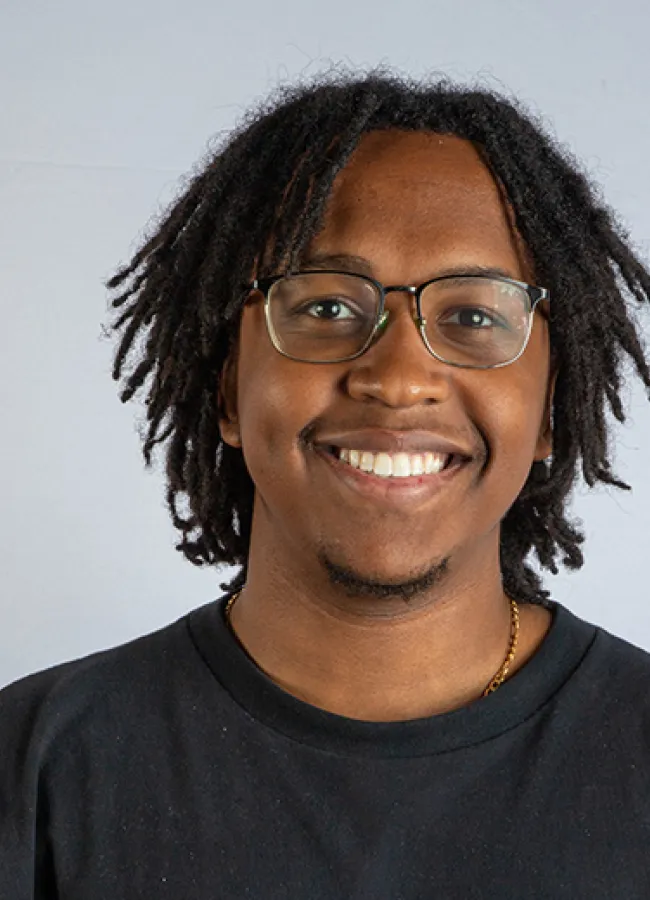 Headshot portrait of a man
