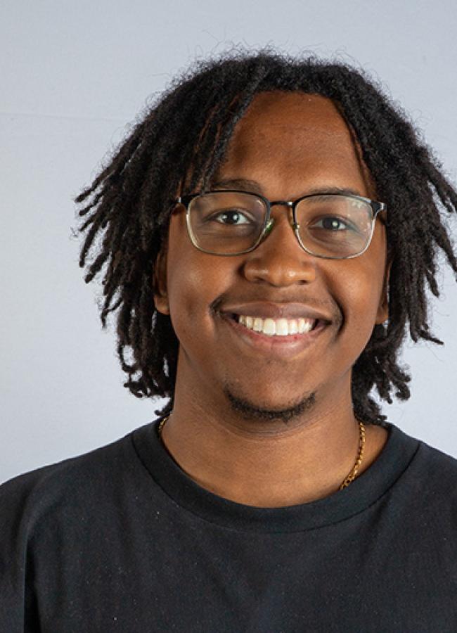 Headshot portrait of a man