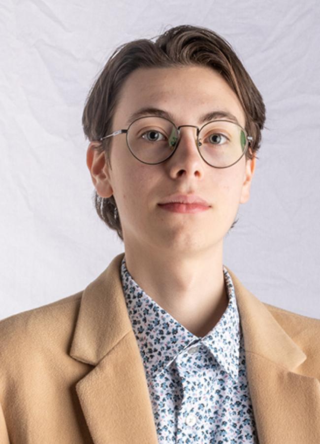 Headshot portrait of a man