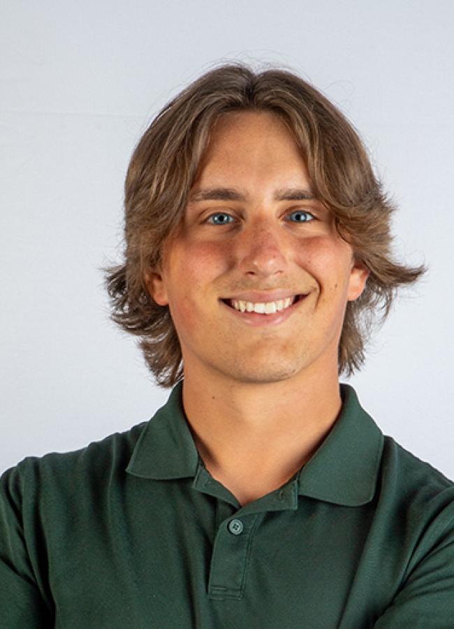Headshot portrait of a man