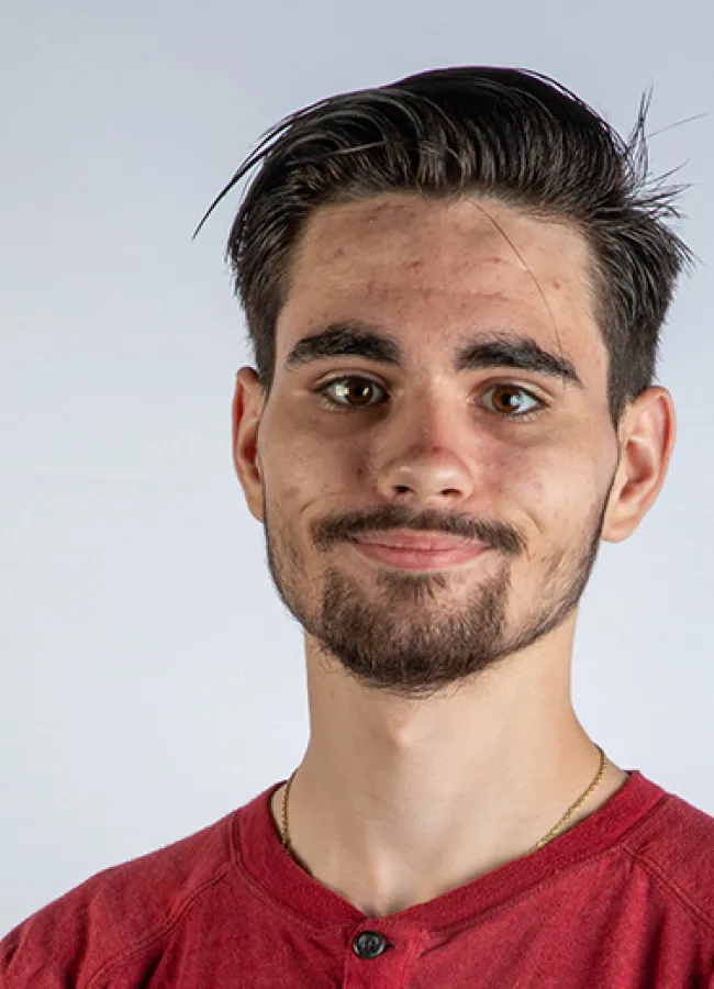 Headshot portrait of a man
