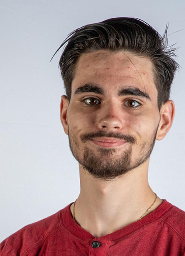 Headshot portrait of a man