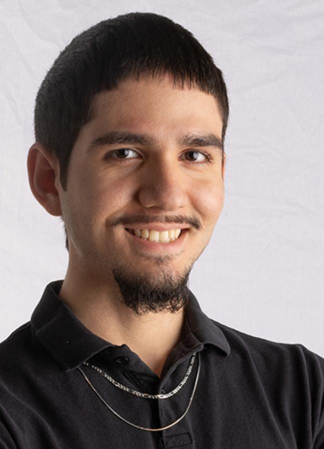 Headshot portrait of a man