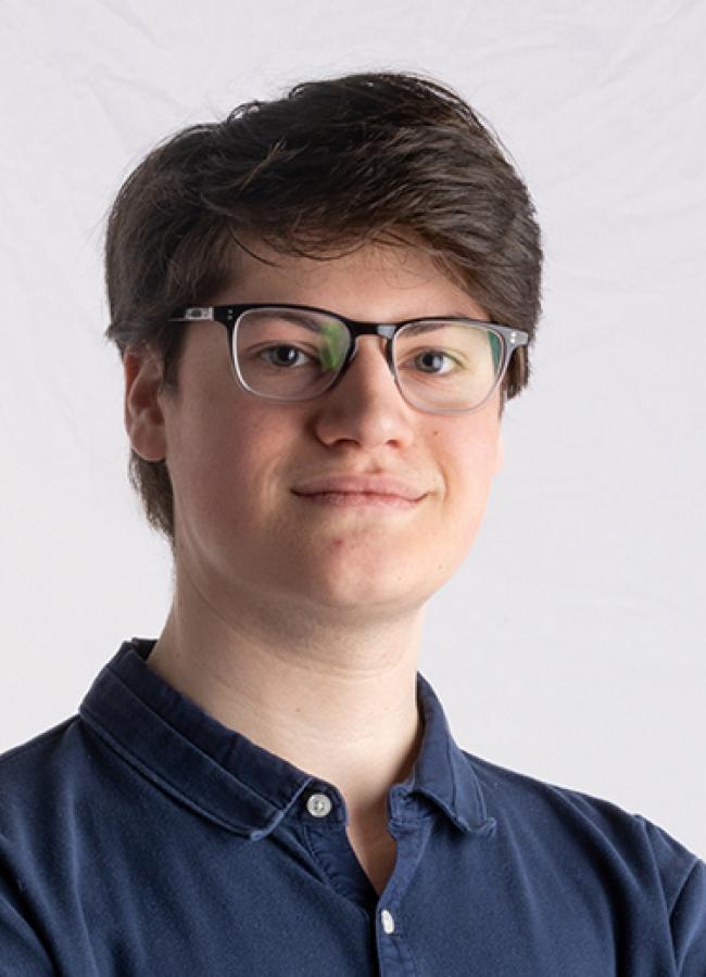 Headshot portrait of a man
