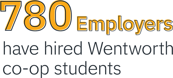 780 employers have hired Wentworth co-op students